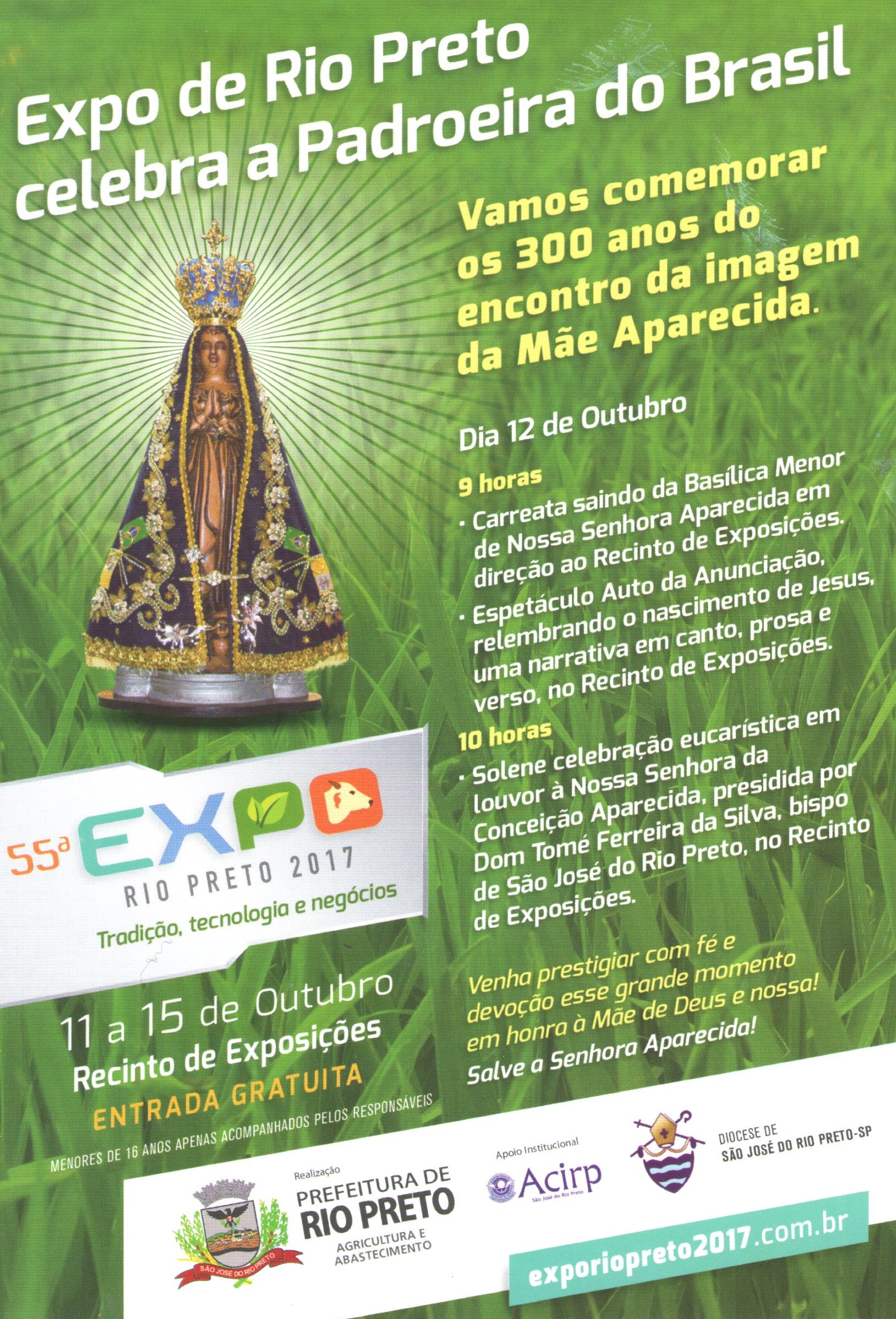 EXPO Rio Preto celebra a Padroeira do Brasil