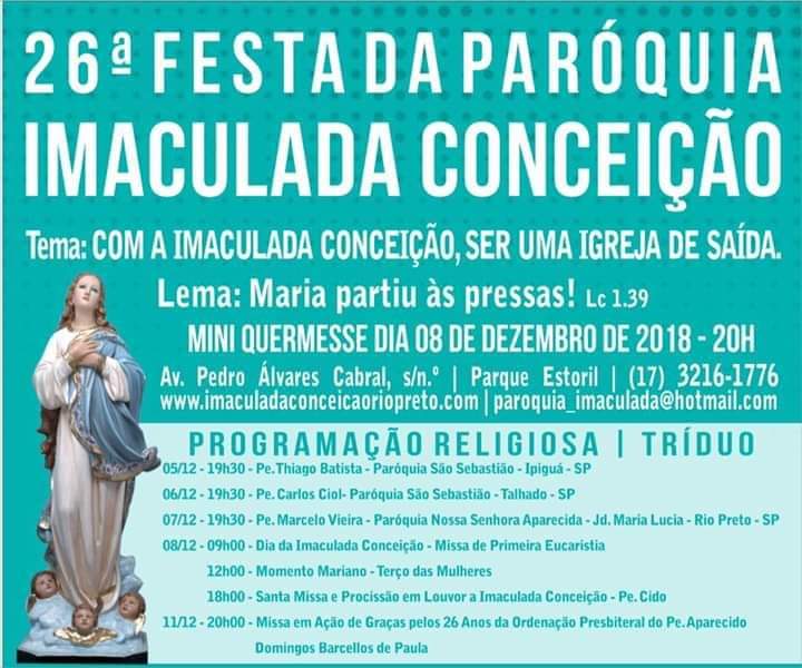 26ª Festa da Paróquia Imaculada Conceição