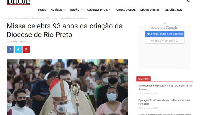 Diocese de São José do Rio Preto celebra 93 anos