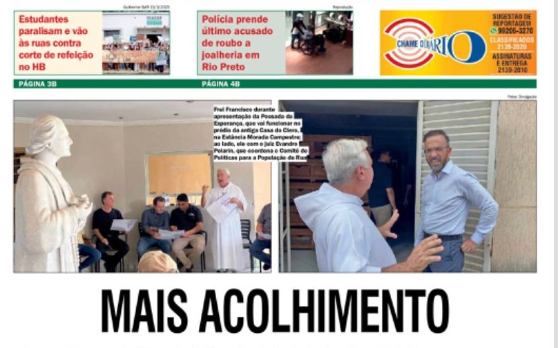 Acolhida à População em Situação de Rua em destaque Acolhida à População em Situação de Rua em destaque